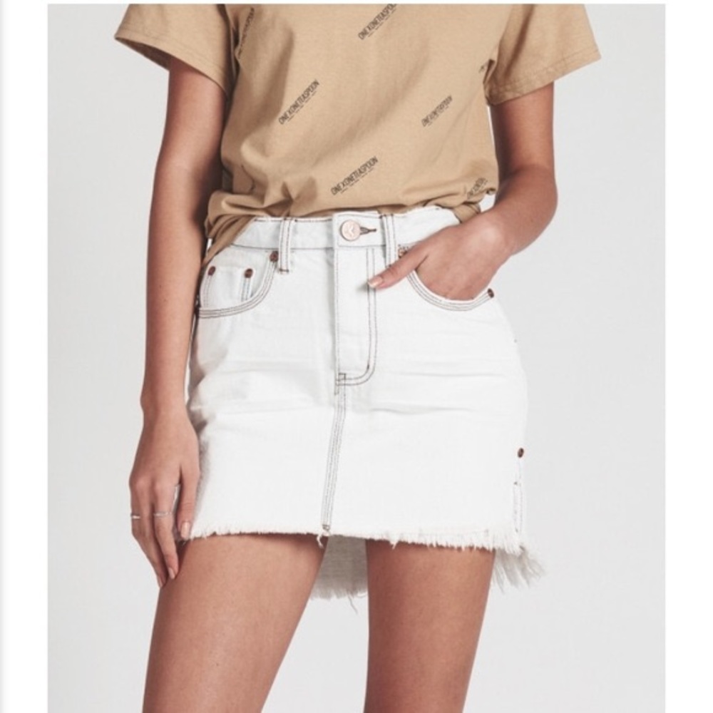 One x One Teaspoon Denim Skirt